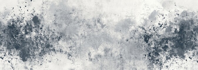 Black and gray grunge background with texture, dust, and grain for presentation design template, featuring copy space for text