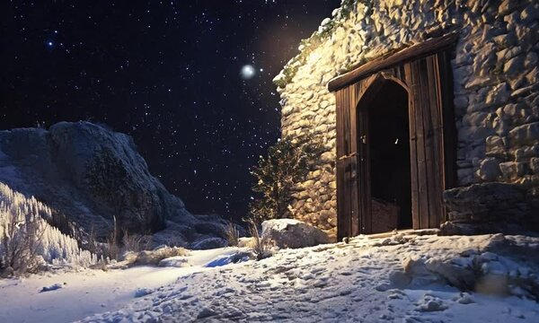 Chistmas Stable In Bethlehem