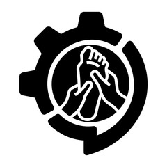 massage Solid icon