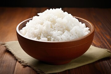 Bowl with white rice