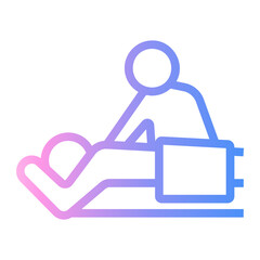 body Line Gradient Icon