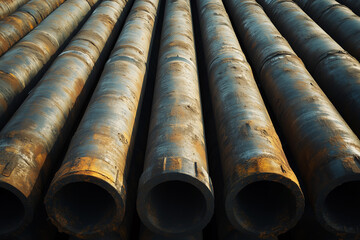 Industrial oil and gas factory steel pipe