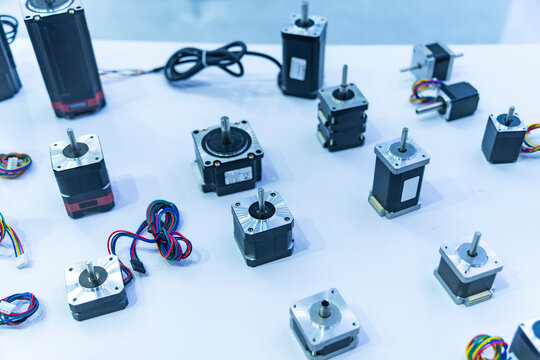 collection of Stepper motors for precise movement