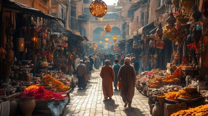 A Narrow Street in the Middle East