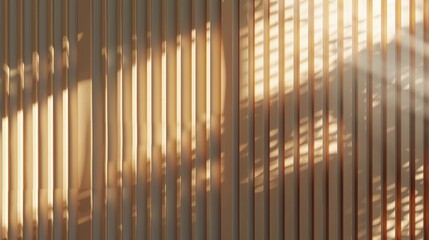 Minimalistic Scandinavian style wooden vertical slats on wall background