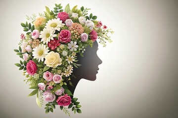 elegant floral tribute for a dignified farewell silhouette