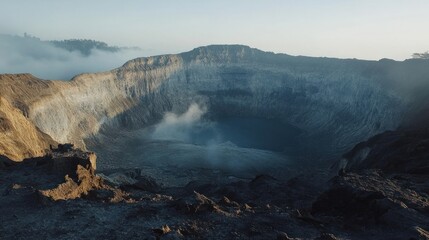 Volcanic Crater Landscape