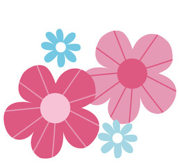 Fototapeta premium pink flower background