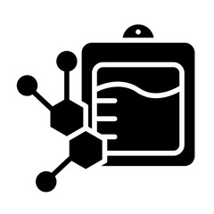 Blood Hormones Solid Icon