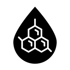 Obraz premium Blood Hormones Solid Icon