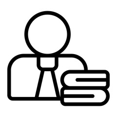 Bring Book Line Icon