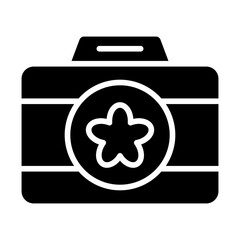 Camera Sakura Solid Icon