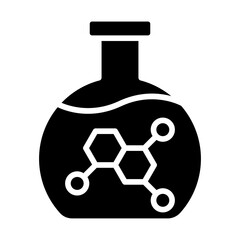Chemistry Hormones Solid Icon