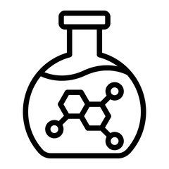 Chemistry Hormones Line Icon