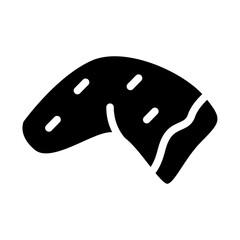Chicken Ham Solid Icon