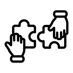 Collaboration Line Icon