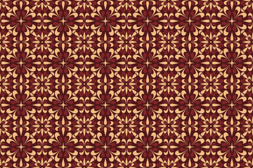 Abstract Classic Vintage Traditional Batik Seamless Pattern