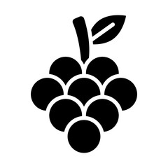 Grape Solid Icon