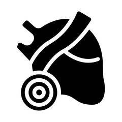 Heart Disease Solid Icon