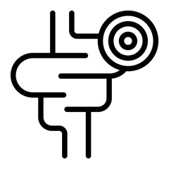 Intestines Line Icon