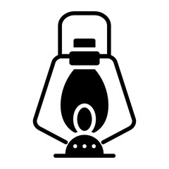 Lantern Solid Icon