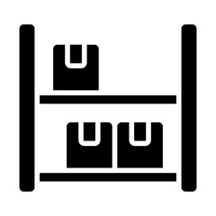 Shelves Solid Icon