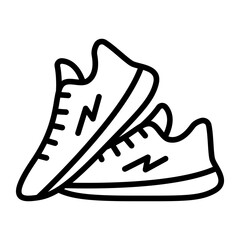 Shoes Volleyball Line Icon