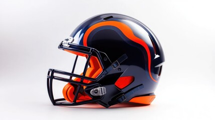 Modern Football Helmet with Bold Design