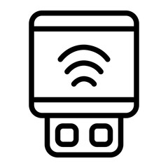 USB Line Icon