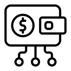 Wallet Line Icon