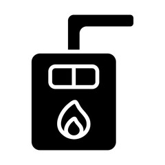 Water Heater Solid Icon