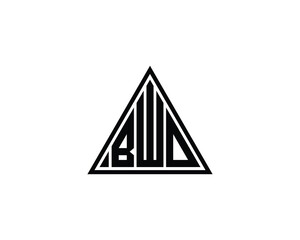 BWO logo design vector template. BWO