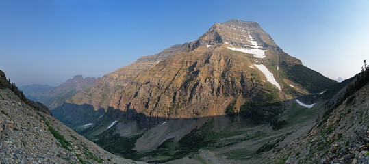 10147 Foot Tall Mount Stimson In Glacier National Park