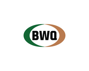 BWQ logo design vector template. BWQ