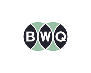 BWQ logo design vector template. BWQ
