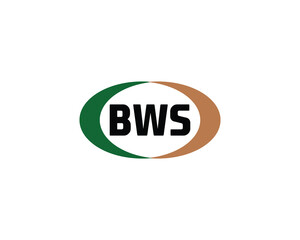 BWS logo design vector template. BWS