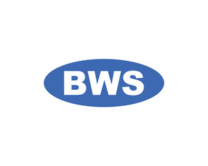 BWS logo design vector template. BWS