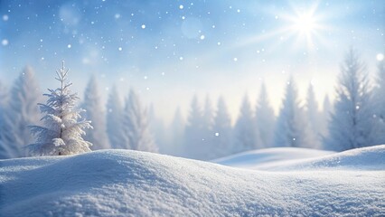 Fototapeta premium snow background with natural white snow powder in winter