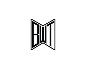 BWT Logo design vector template. BWT