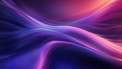 Elegant Abstract Neon Waves