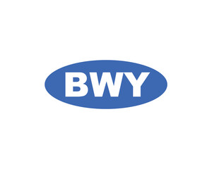 BWY logo design vector template. BWY