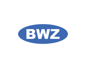BWZ logo design vector template. BWZ