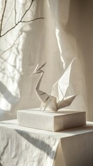 Background for World Origami Day in Various Character and Shape for Advertisement, Social Media, or Hobbies