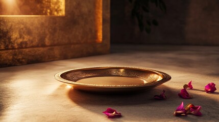 banner background for national Govardhan puja day blank mockup template for advertisement purpose