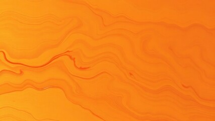 Abstract background of orange paint flowing in a wave pattern, smooth, fluid, artistic