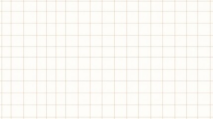 Minimalist seamless pattern featuring light brown grid lines on a white background. The design uses a simple line drawing style with a white and beige color palette