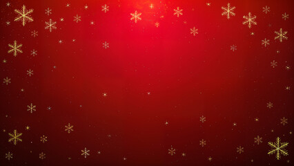 Gold and Silver Snowflakes Christmas Tablecloth