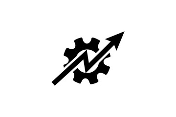 Gear icon vector logo design template 