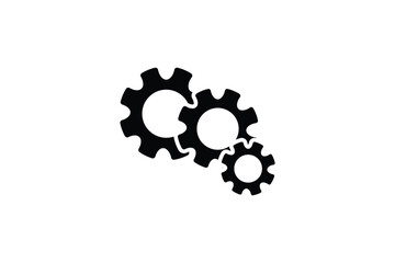 Fototapeta premium Gear icon vector logo design template 