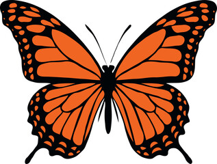 Butterfly vector art silhouette 